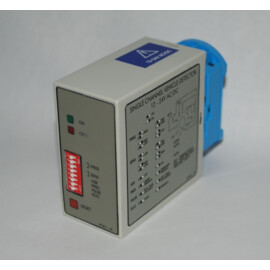 1 kanaals lus detector. 24V ac/dc. 2 uitgangsrelais. Puls en/of aanwezigheidscontact NO/NC. DIN rail